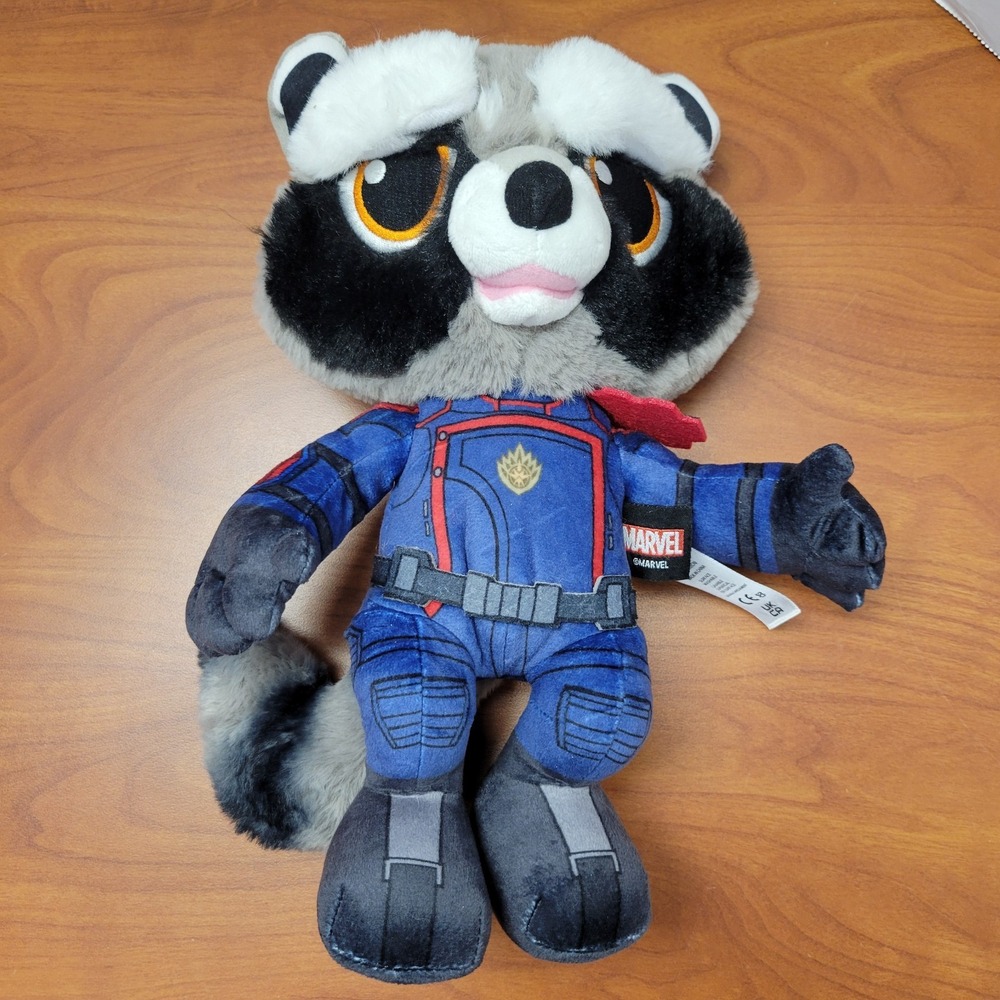 Mattel Marvel Rocket‎ Raccoon talking 12" plush